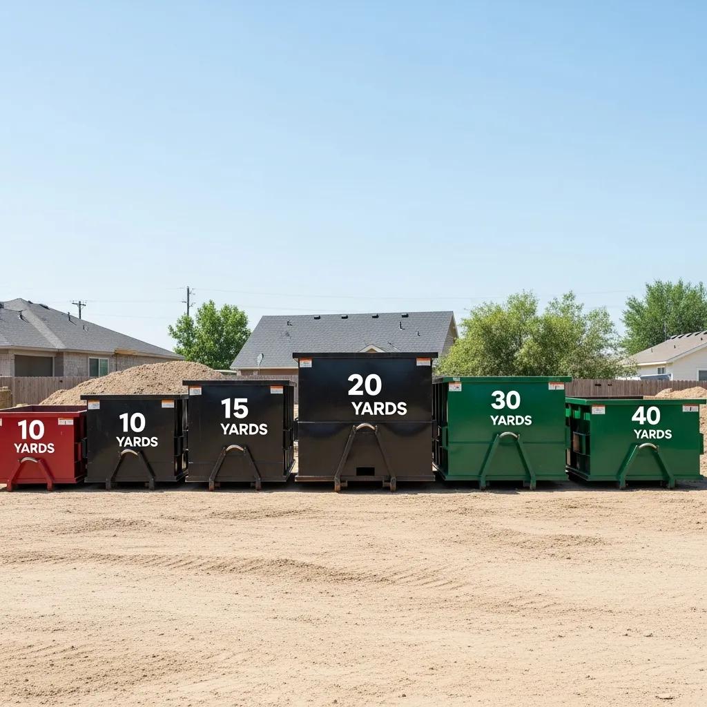 Different dumpster sizes available for same-day rental in Jacksonville